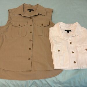 Banana Republic Safari Styled Shirts 100% Cotton